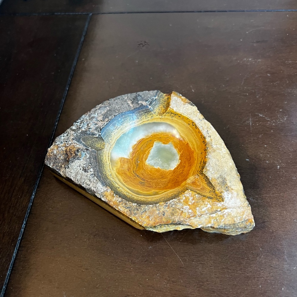 Carved Stone Ash Tray